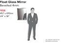 Bevelled Glass Mirror 4mm 457 x 610mm
